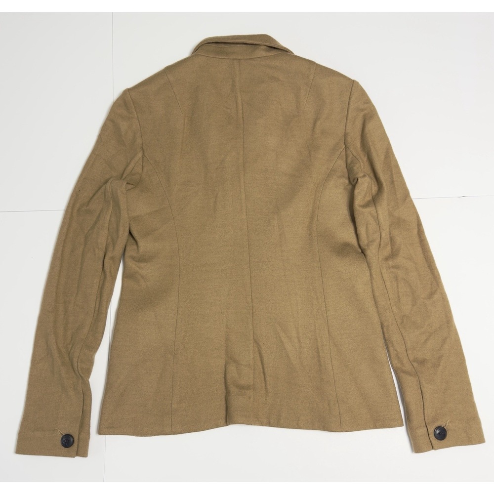 MSRP $598 Rag & Bone Slade Blazer Jacket Coat Dark Camel 100% Wool Women's Sz 4 - Picture 15 of 15